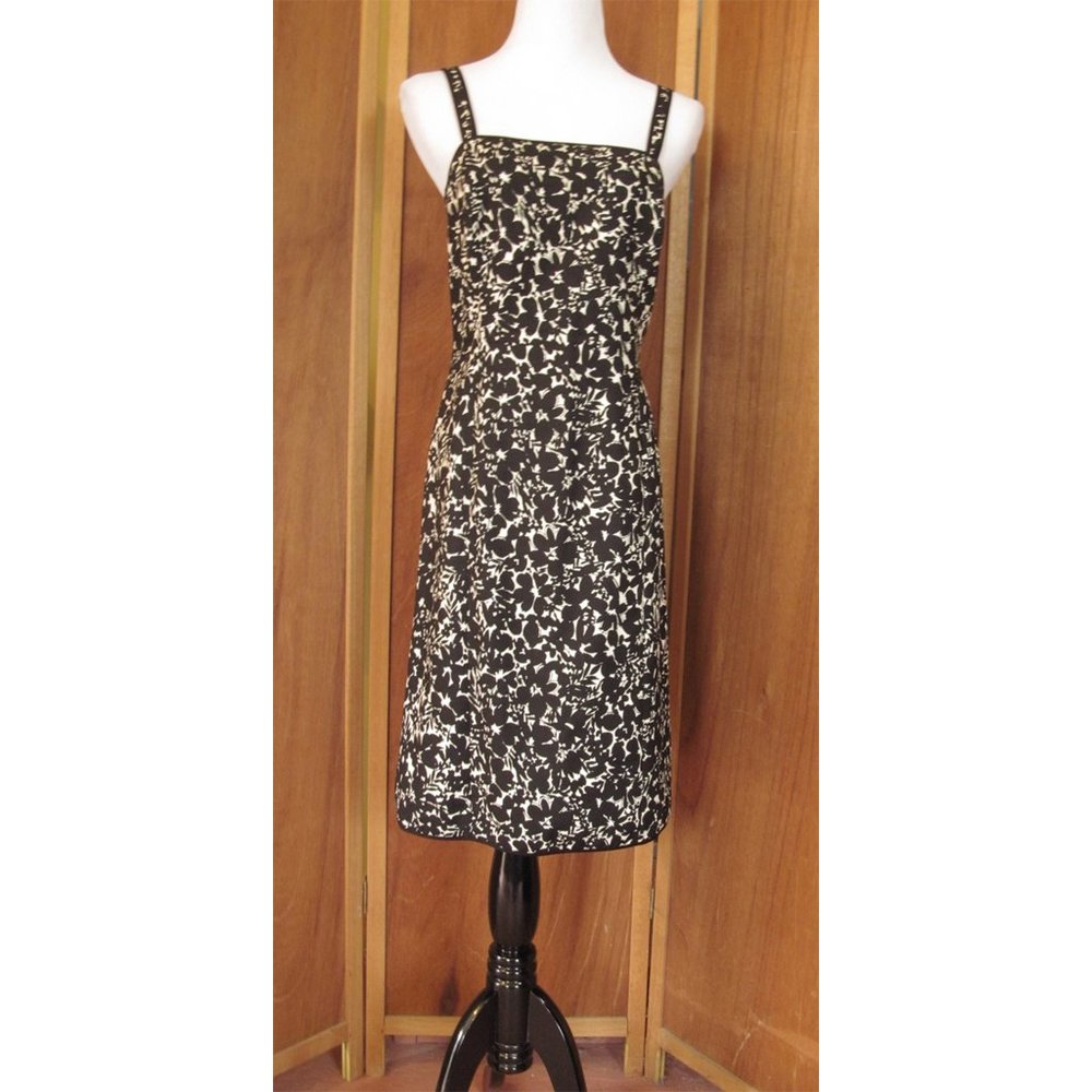 Vintage Ann Taylor Petites Thin Strap Camisole Neck Office Cocktails Dress 8P